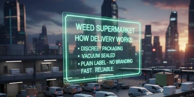 How Weed Supermarket Delivery Works: Discreet, Secure & Fast Shipping Explained
