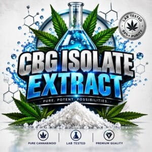 CBG Isolate Extract high purity cannabigerol