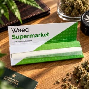 Weed Supermarket Premium Bleached Rolling Papers booklet