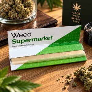 Weed Supermarket Premium Raw Rolling Papers booklet